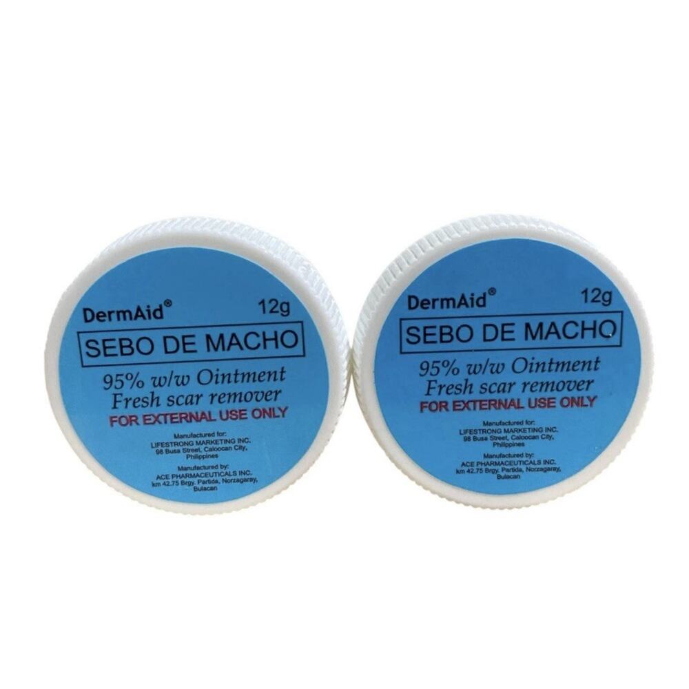 2 pcs DermAid Sebo De Macho Scar Remover Ointment Scar Treatment 12g Exp 2027